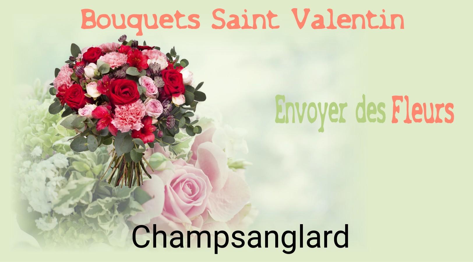 Roses de Saint-Valentin livrées à Champsanglard